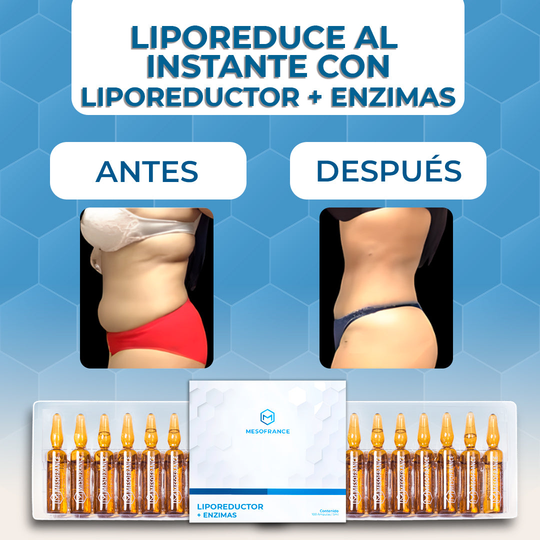 LIPOREDUCE AL INSTANTE CON LIPOREDUCTOR+ENZIMAS