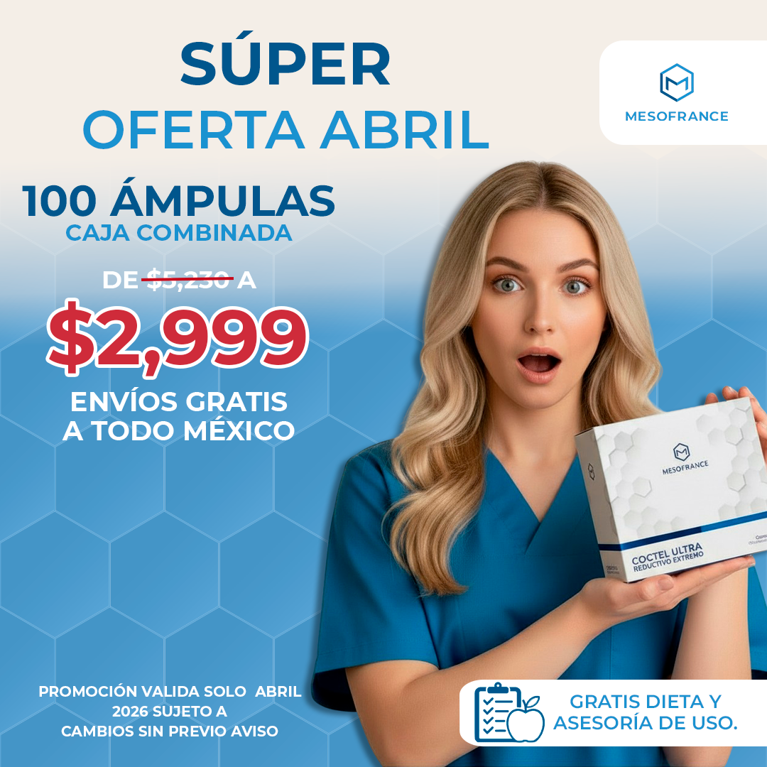 Súper oferta de 100 ámpulas caja combinada