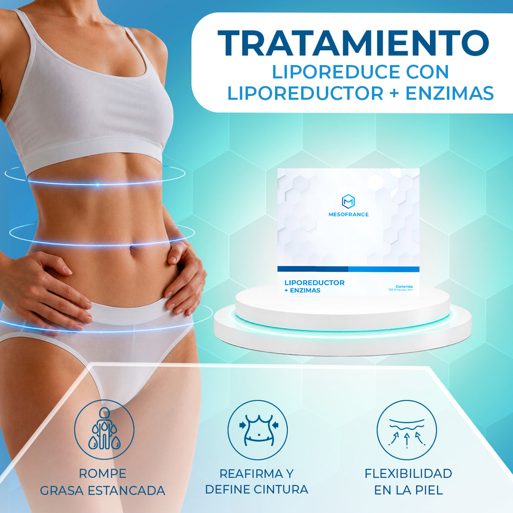 LIPOREDUCE AL INSTANTE CON LIPOREDUCTOR+ENZIMAS