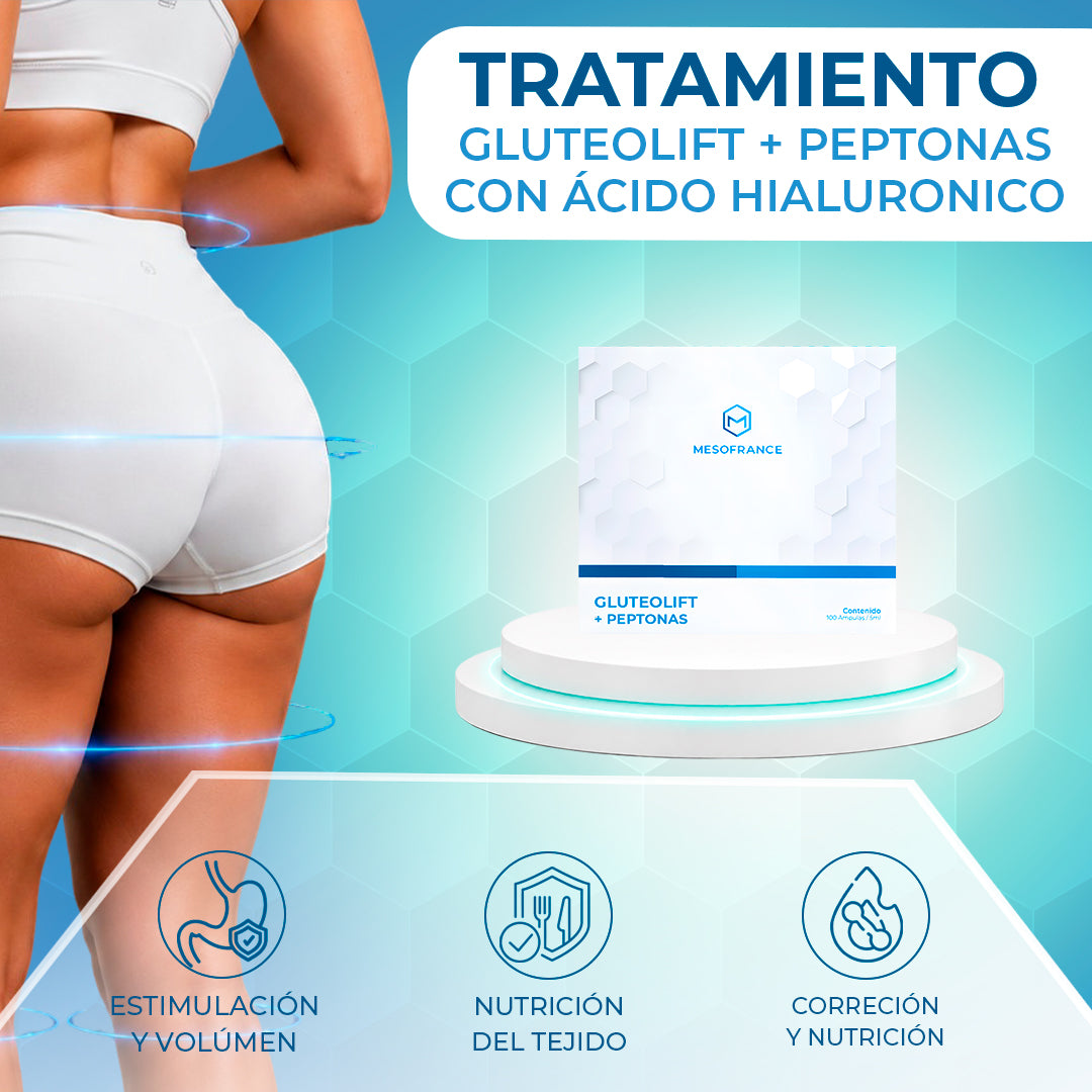 GLUTEOLIFT + Peptonas con Ácido Hialurónico
