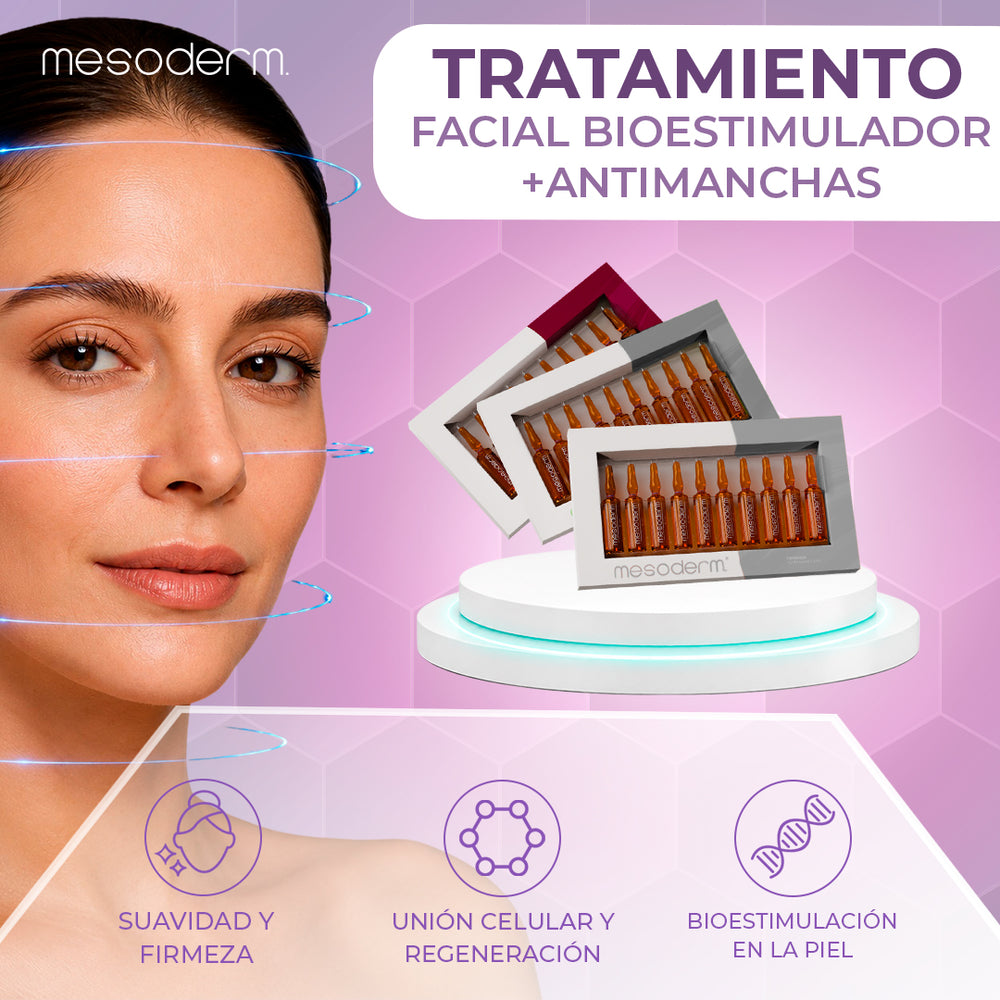 Tratamiento Facial Terapia Bioestimuladora + Antimanchas
