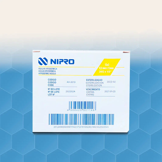 Aguja Hipodérmica Nipro - Caja con 100
