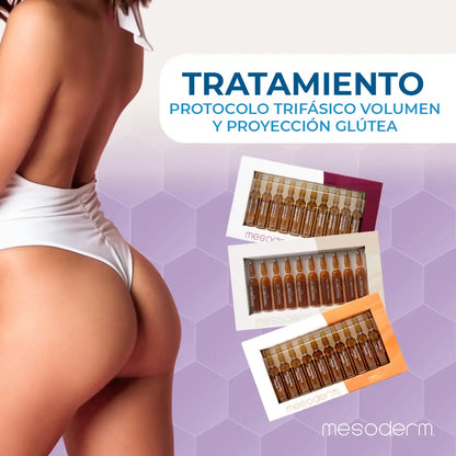 PROTOCOLO TRIFÁSICO VOLUMEN & PROYECCIÓN GLÚTEA MESODERM