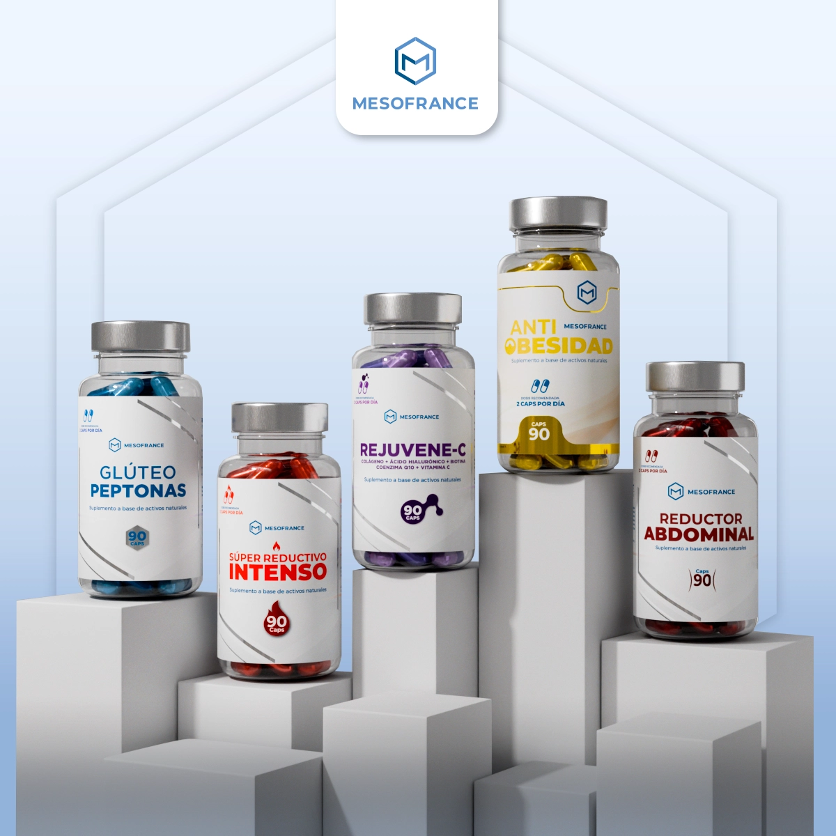 5 Frascos Cápsulas Buen Fin